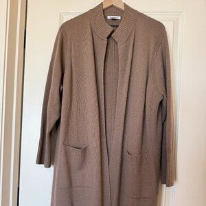 Athleta Tan Spirit Wool Cashmere Long Cardigan - Size 1X